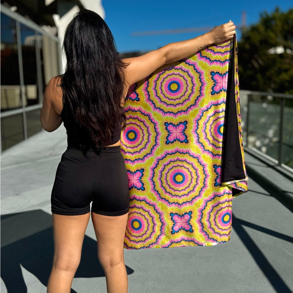 UV Reactive Pashmina, Rave Pashmina, Festival Pashmina Handmade New